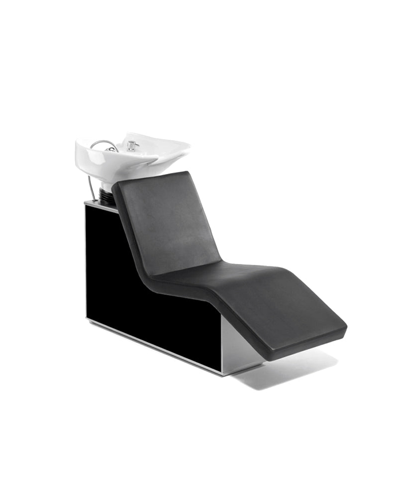 Wellness Sofa - Lavatório preto com cuba branca